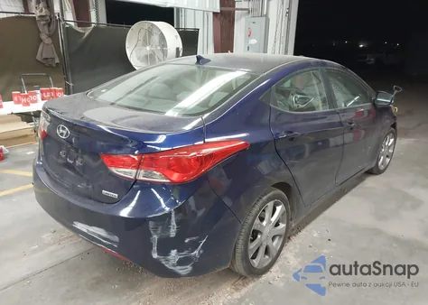 2012 Hyundai Elantra Limited из США, поврежденный, VIN 5NPDH4AE6CH151475